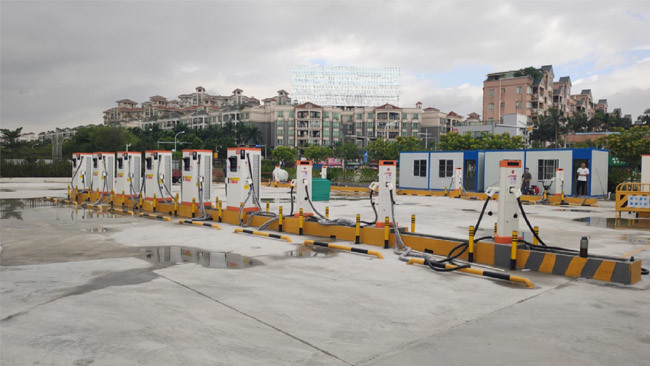 último caso de la compañía sobre Estación de carga del ambiente EV de la temperatura alta y de la Alto-humedad