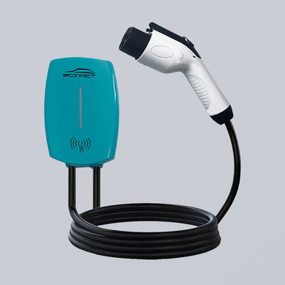 Indoor GB/T 7kW AC Wall Mounted EV Charger Over Current Protection